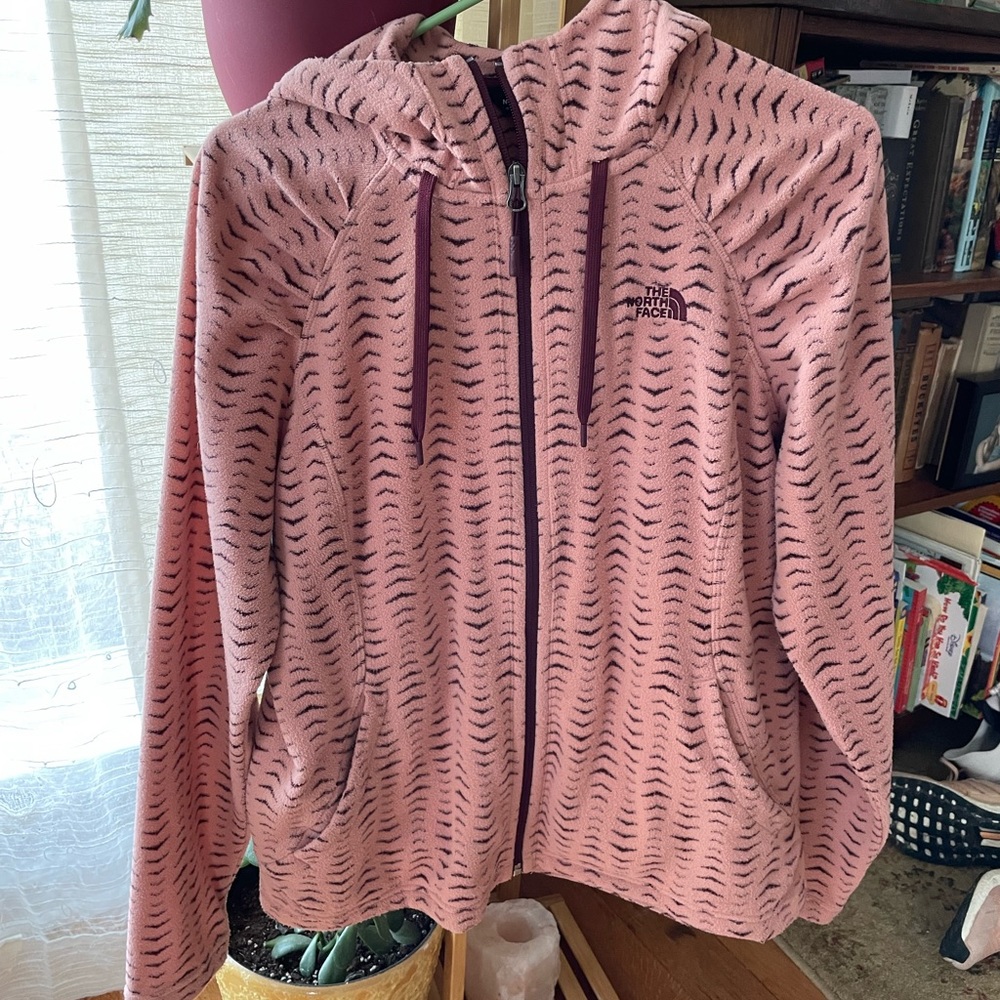The Northface fleece full zip jacket